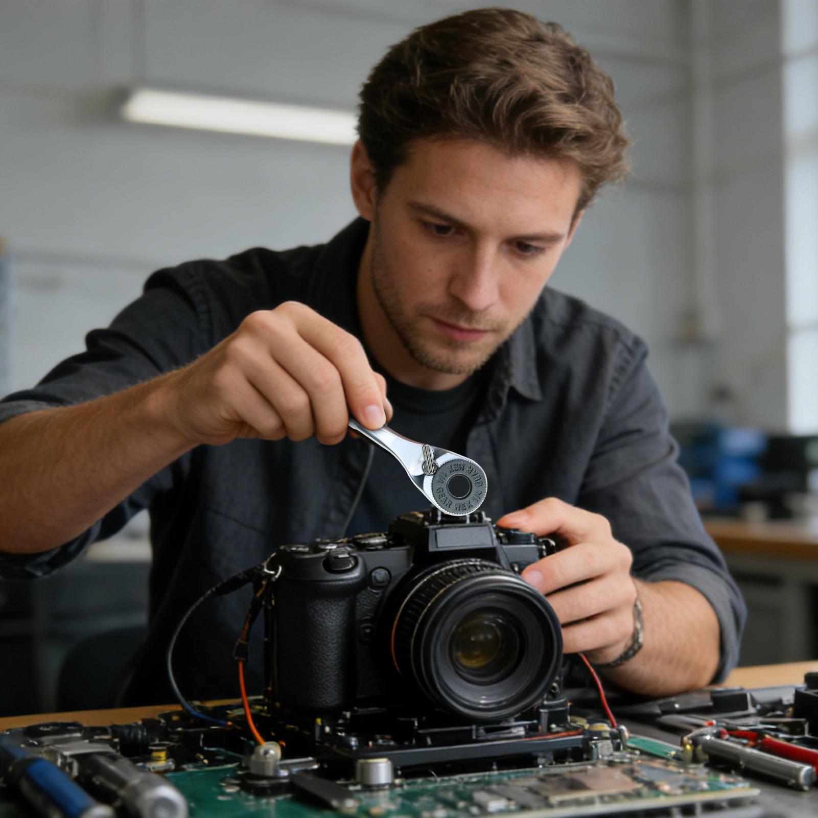 Electronic Gadgets For Home - Kleiner tragbarer Ratschenschlüssel für Möbelmontage, geeignet
