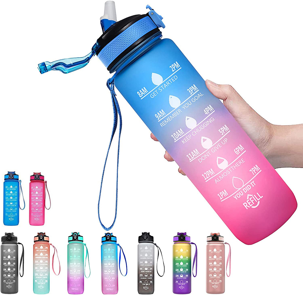 Smart Water Bottle Tracker - Motivations sport wasser flasche, auslaufs ichere