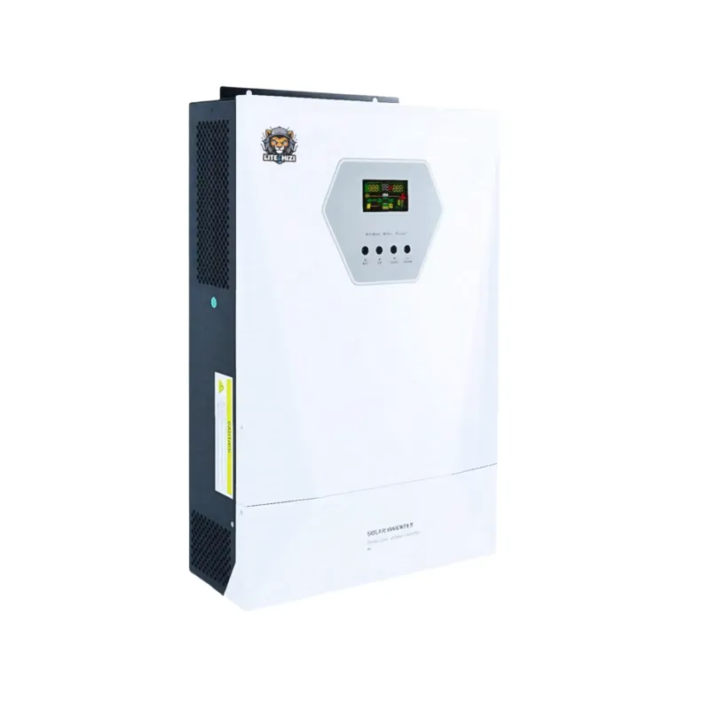 Solar Powered Charger - All-in-One Solarladegerät Hochleistungs-220V 11000W Dual-AC-Ausgang Hybrid-Solarwechselrichter