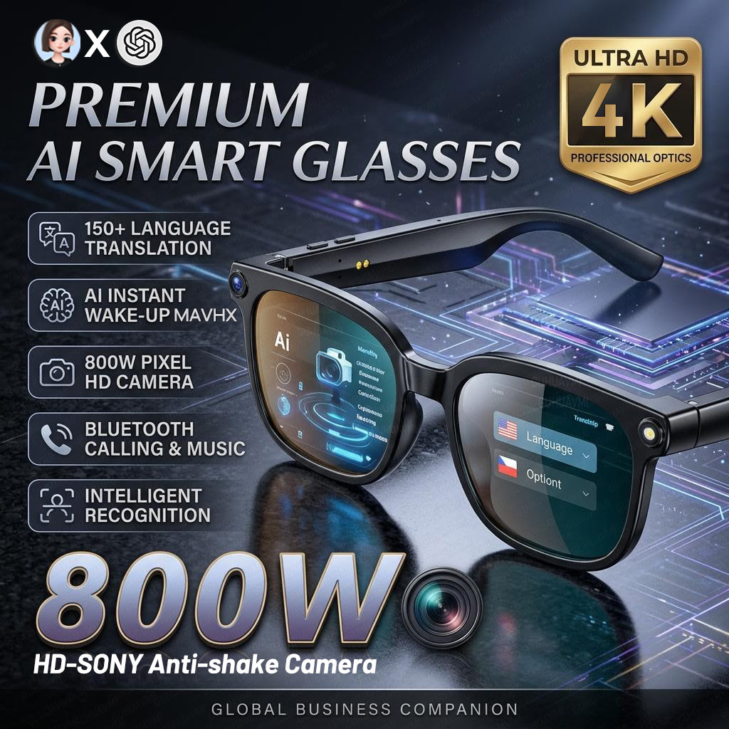 2026 4K 8MP Smart-Brille für H – Smart Glasses Ar Bewertung und Preis
