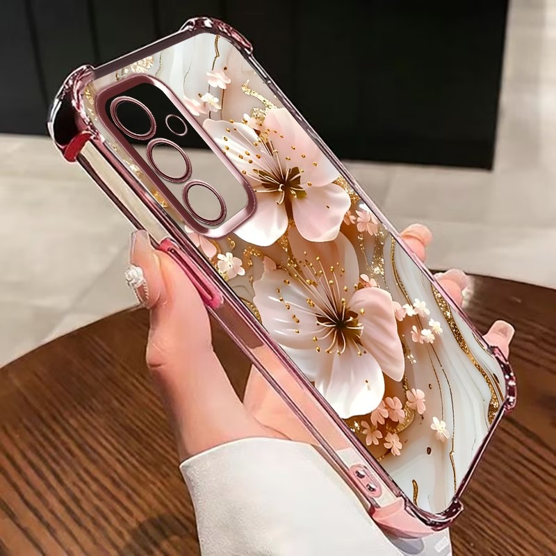 Galvanisierte Blumen-Handyhüll – Samsung Galaxy S24 Bewertung und Preis