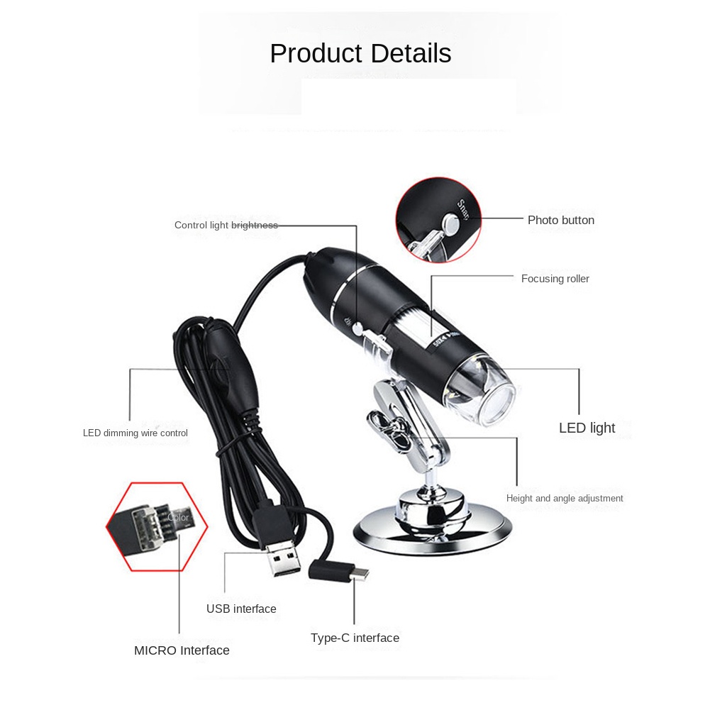 1600X USB-Digitalmikroskop-Ver – Usb Microscope Digital Bewertung und Preis