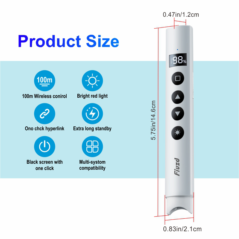 Neuer Wireless Presenter Red L – Laser Pointer Presenter Bewertung und Preis