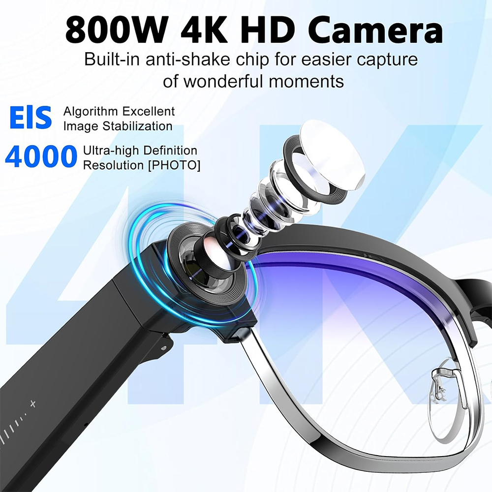 4K Smart AI-Brille mit 8MP-Kam – Smart Glasses Ar Bewertung und Preis