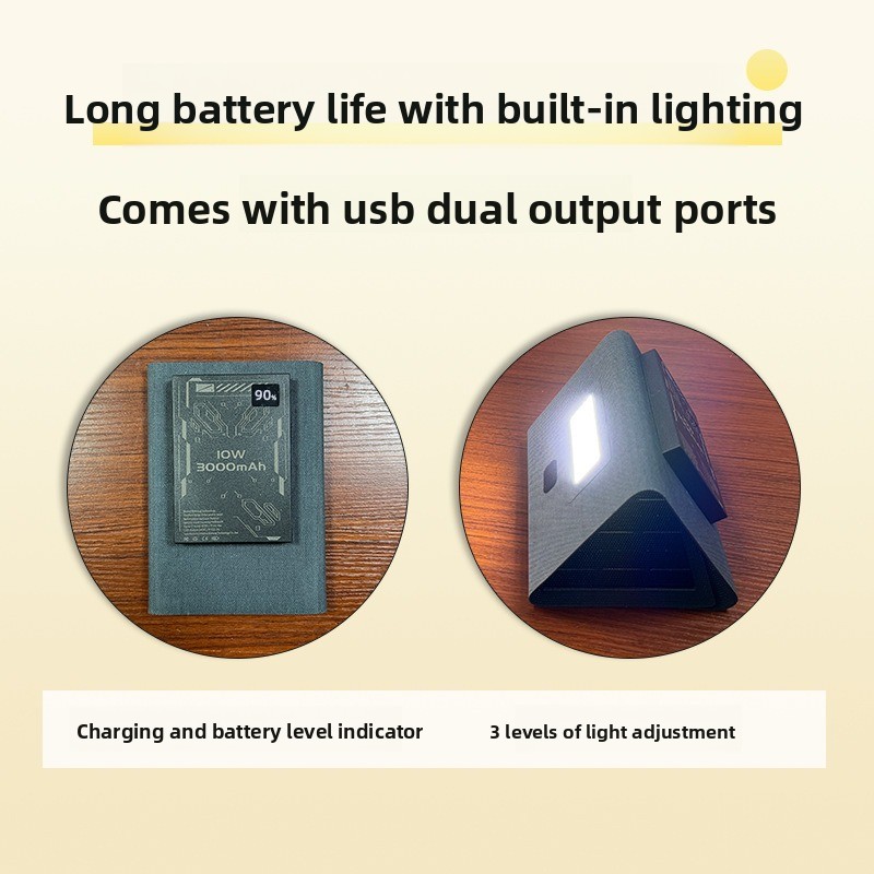 Faltbares Solarpanel-Ladegerät – Solar Powered Charger Bewertung und Preis