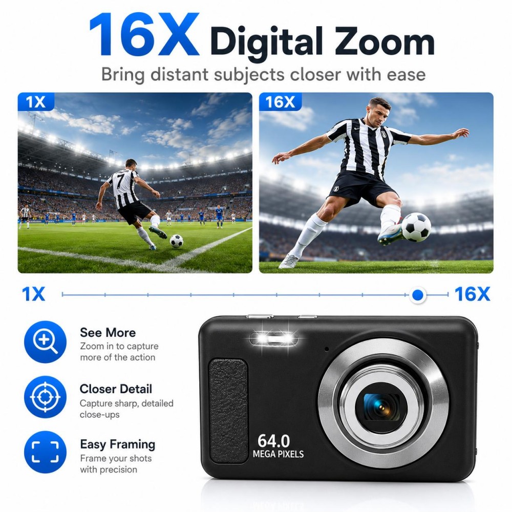 4K Ultra HD Tragbare Digitalka – Electronic Gadgets For Home Bewertung und Preis