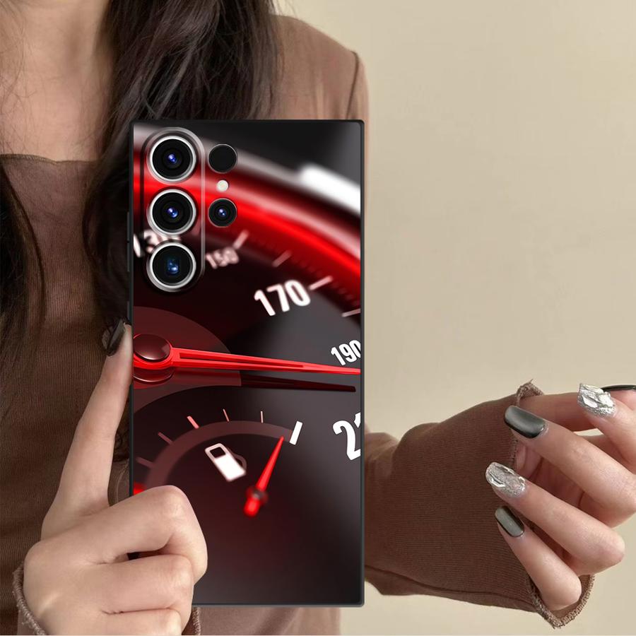 Rote Auto-Messinstrument-Hülle – Samsung Galaxy S24 Bewertung und Preis