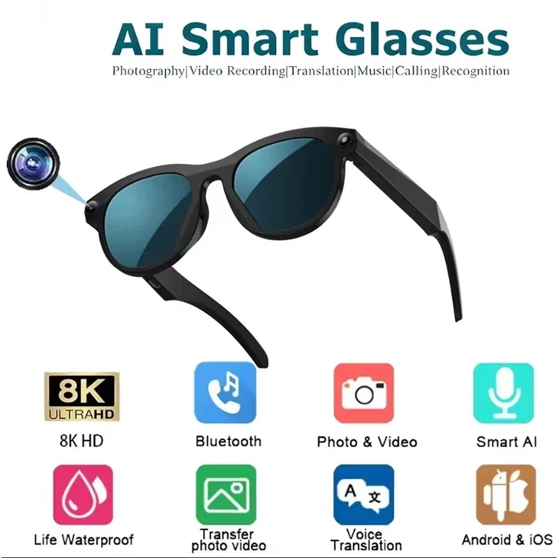 8KHD Smarte KI-Brille mit Farb – Smart Glasses Ar Bewertung und Preis