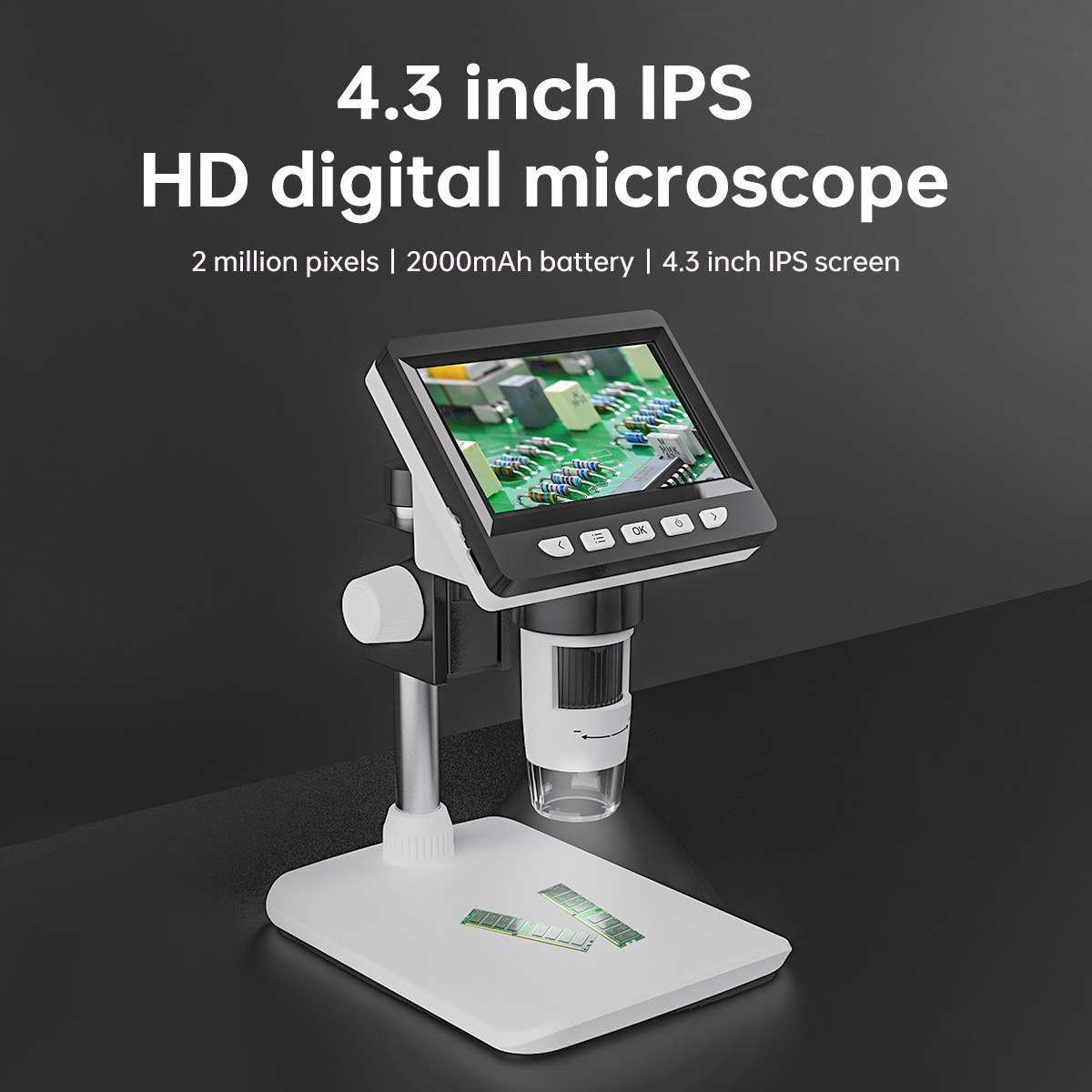 4,3 Zoll tragbares elektronisc – Usb Microscope Digital Bewertung und Preis