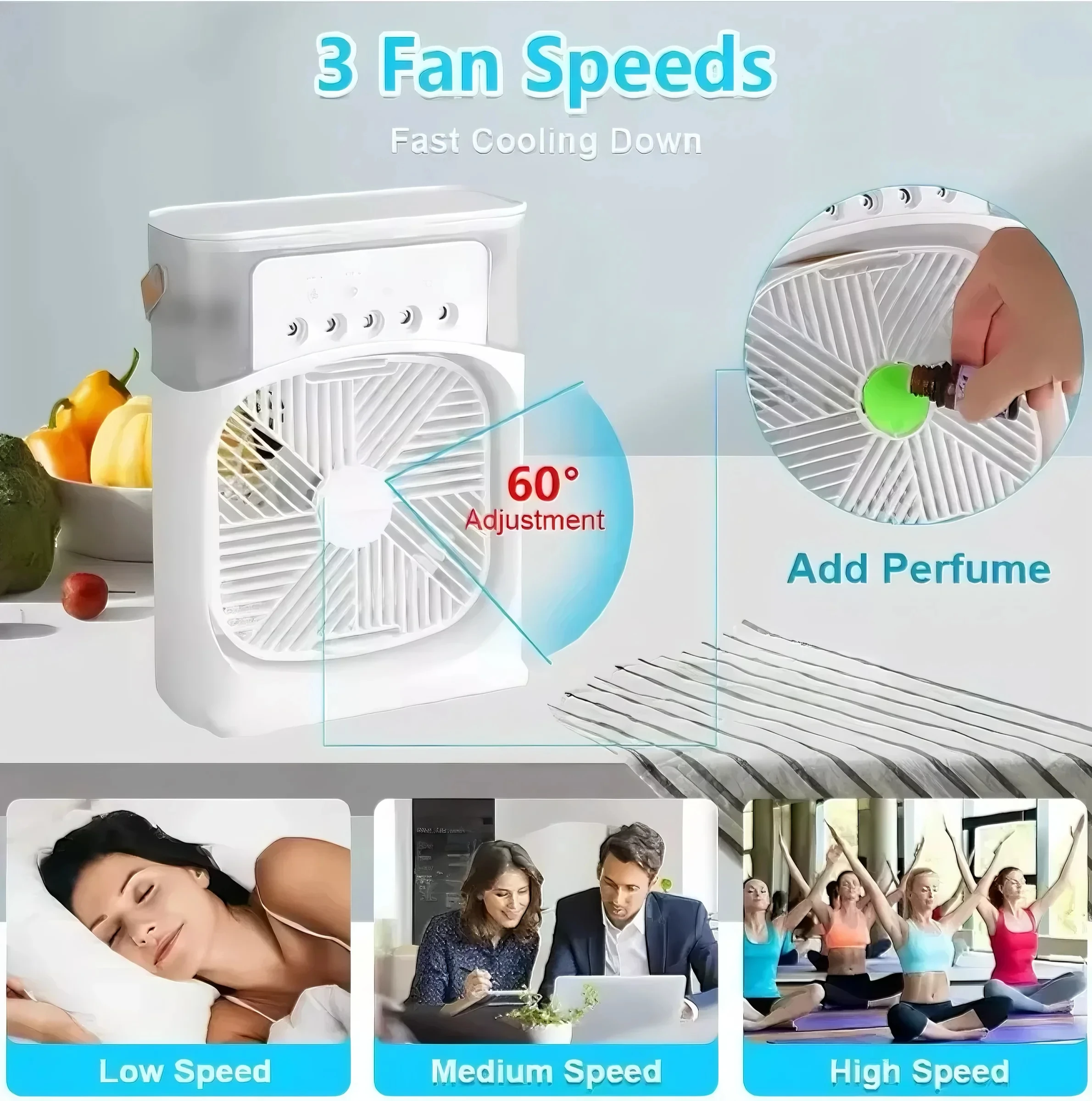 3-in-1-Ventilator, tragbarer L – Electronic Gadgets For Home Bewertung und Preis