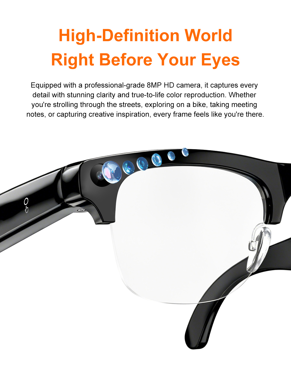 Lenovo Smart AI-Brille 800w HD – Smart Glasses Ar Bewertung und Preis