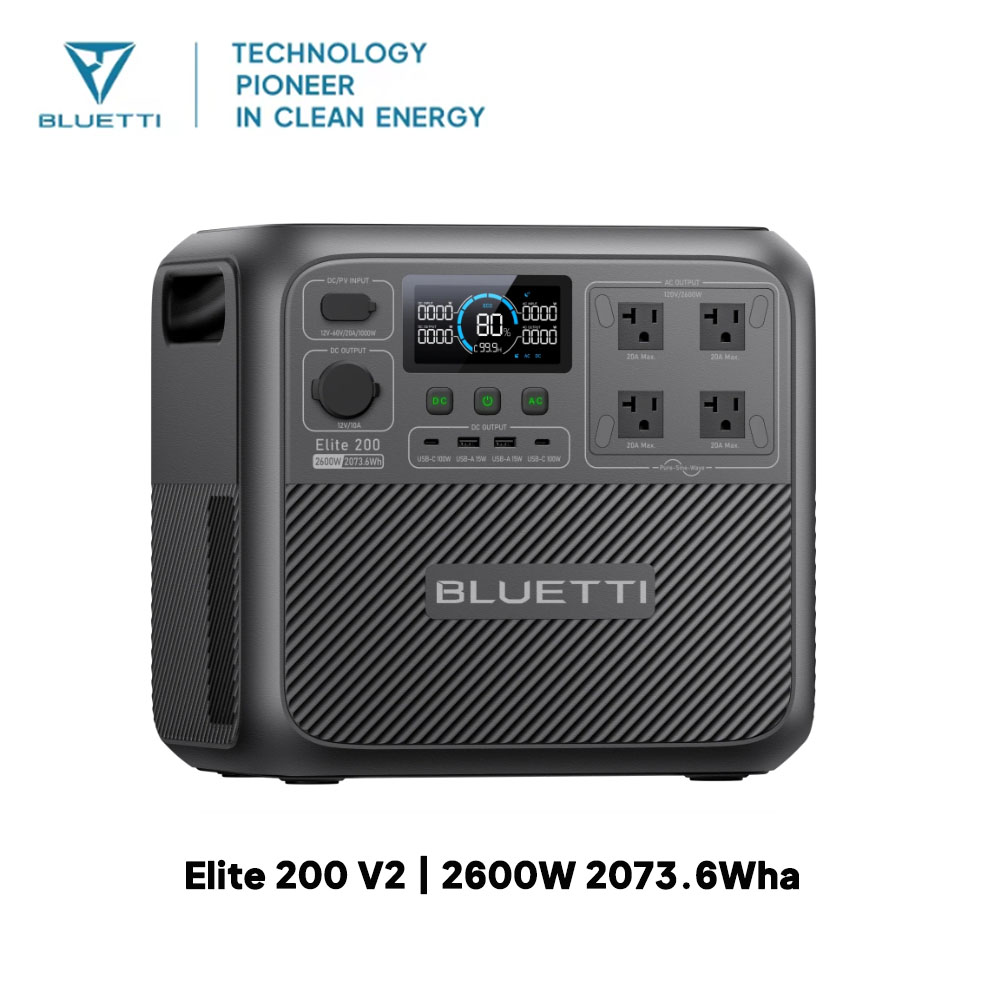 【Renew】BLUETTI Elite 200 V2 Tr – Solar Powered Charger Bewertung und Preis