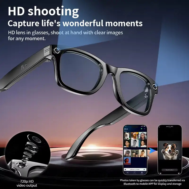 KI-Smart-Brille mit 8MP-Kamera – Smart Glasses Ar Bewertung und Preis